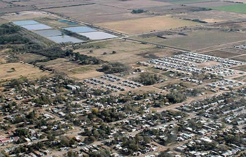 Las Piletas Sanitarias ya están muy cercanas a los barrios de viviendas. 